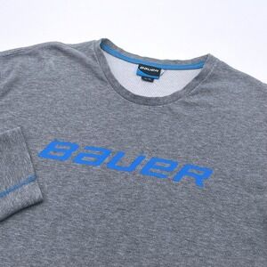 Bauer Hockey Therman Base Layer Hockey Shirt Mens XL Gray Long Sleeve Hockey